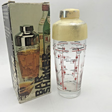 Vintage Cocktail Shaker Glass