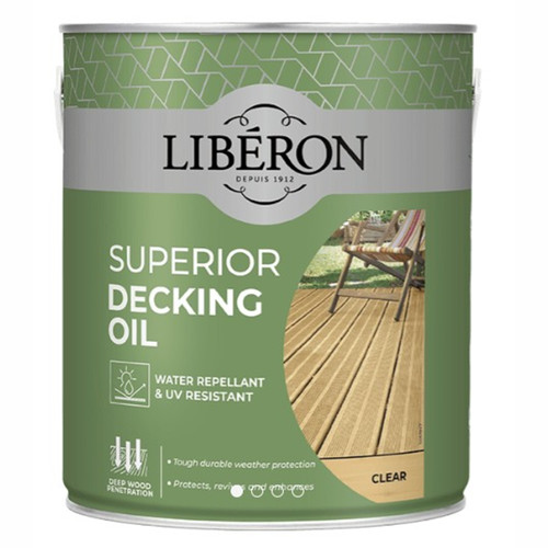 Liberon decking oil clear - clear, 2.5l