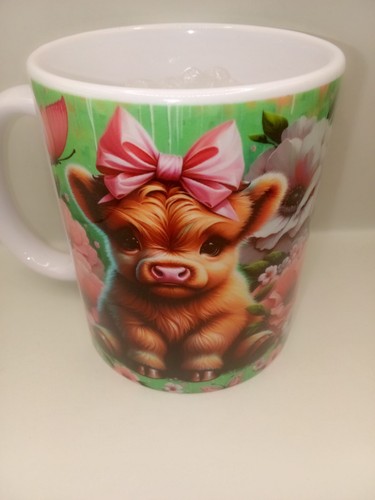 Cute highland cow mug - highland, 11oz