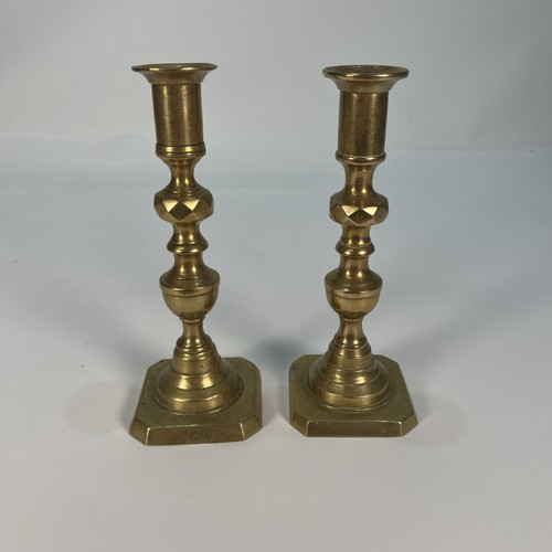 Vintage pair solid brass - pair,