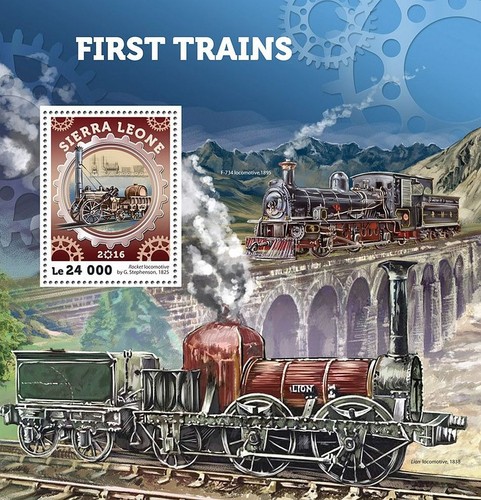 First trains railway - trains,