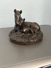 Bronze Horse And Foal  Sculpture