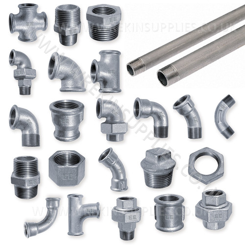 Galvanised malleable iron - galvanised,