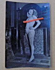 PHOTOGRAPH ART DECO ERA PRIVATE PORTRAIT déshabillé  Nue NATURIST MODEL 6/5cm