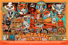 Fantastic Mr Fox Screen Print by Tyler Stout - Limited Edition of 25 - NT Mondo