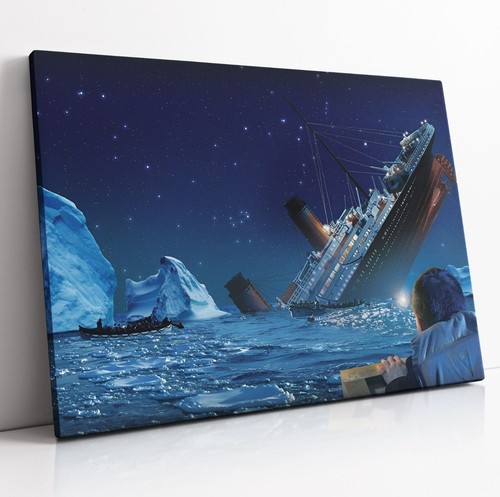 Titanic ship canvas - ship,