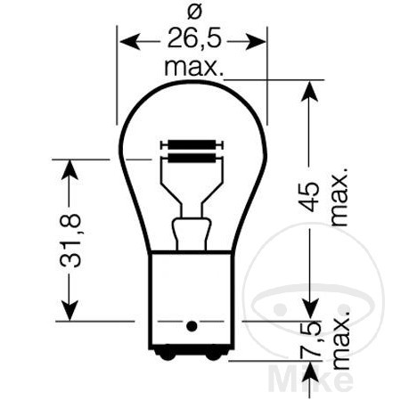 Jmp lamp light bulb 21 - light, 21/5w