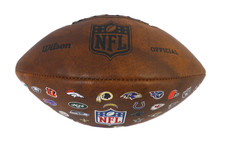 Official Regulation Wilson NFL 32 Team Logo Brown American Football WTF1758 HAU