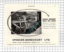 Spencer-Bonecourt Ltd London / Siebe Gorman & Co Ltd Tolworth Surrey 1951 Advert