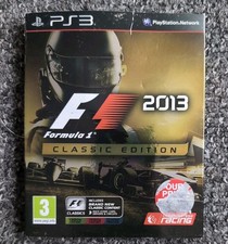 PlayStation 3 : F1 2013 Classic Edition (PS3)  with sleeve and manual