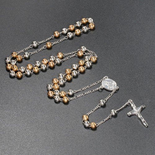 Rosary bead necklace catholic - rosary,