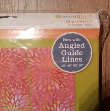 Accuquilt Go! Fabric Cutting Die 55017 Strip Cutter 2.5-inch, New