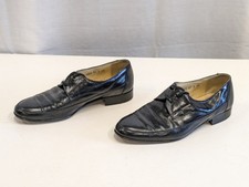 Grenson Zero Range Black Leather Formal Shoes Size 7 UK