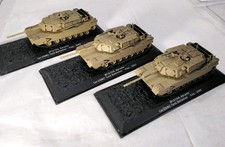 3 x AMERCOM Collection M1A1HA Abrams Iraq 1:72 Military Vehicles See Descript