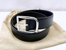 Gucci Black Leather Belt with