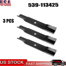 3 Pack High Lift Mower Blade