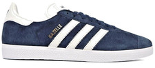 Adidas Gazelle Originals Mens Shoes Trainers Size 7 - 12  Navy / White  BB5478