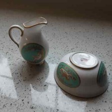 Spode miniature jug and bowl