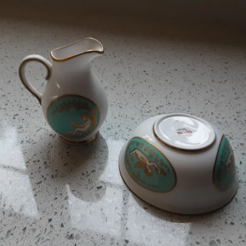 Spode miniature jug - and, bowl