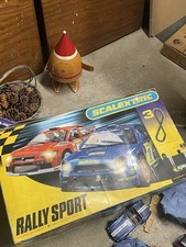 Rally sport scalextric (Mitsubishi Evo VII WRC 8 v Subaru Impreza WRC 10)