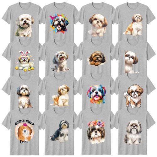 Cute dog shirt shih tzu - t-shirt,
