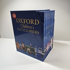 Oxford Children's Encyclopedia Set of 9 Hachette Books 2004 - Ex Library