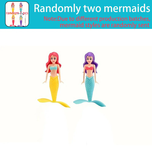 Random 2pcs mermaid pool - 1/2pcs,