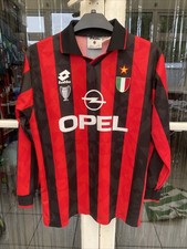 AC Milan 1995 Home Football Shirt L/S Size Large Original