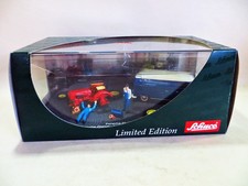 SCHUCO 02614 'PORSCHE DIESEL JUNIOR TRACTOR & VW T1 KASTENWAGEN VAN, ' 1:43 RARE