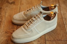 Grenson The Good Shoe Cream Suede Lace Up Trainers Men's UK 8 G US 9 EU 42