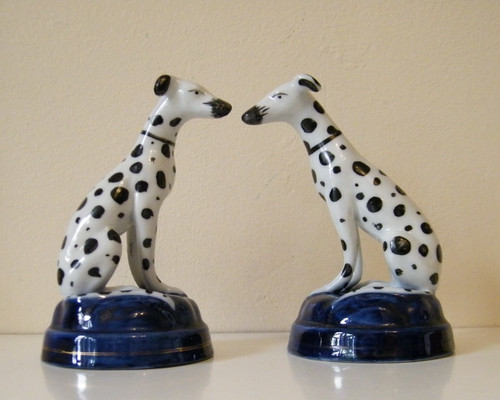 Vintage pair porcelain - of,