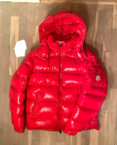 Moncler men red hooded - moncler,