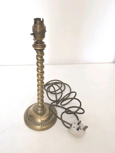 Vintage barley twist brass - a,