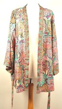 Kimono top Pastel summer silk style cover up 8 10 12 14 16 18 coat hippy wedding