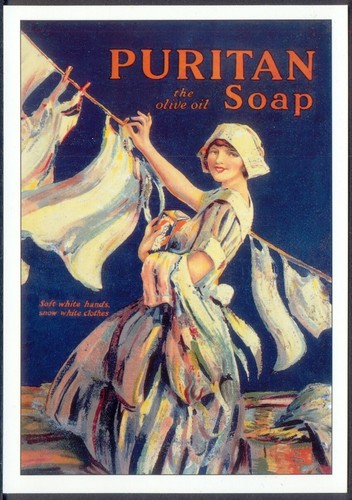 Modern postcard puritan soap - modern,
