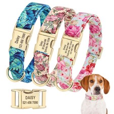 Fancy Floral Personalised Dog