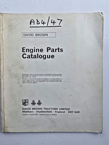 David brown tractor ad4 - brown, ad4/47