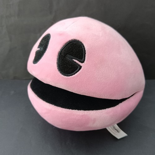 Pac man plush soft toy - toy, pink