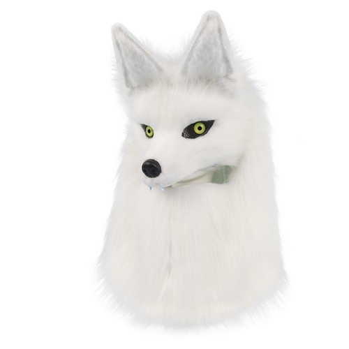 Wolf mask with faux realistic - with,