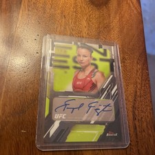 Topps Finest 2025 UFC Raquel Pennington autographed Card