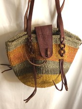 NOS Kenya Bag Striped Sisal