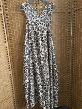 Ladies Cream Grey Print