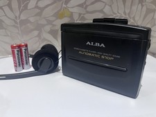 SERVICED Alba CP 45 Personal Stereo Cassette Player Walkman NEW BELT