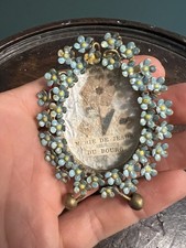 Enameled Flowers & Relic Mary