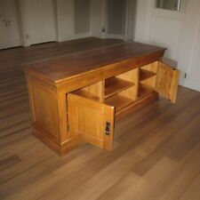 Vintage Mid Century Oak Sideboard Cabinet - Storage & Stand