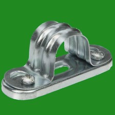 6x 20mm Spacer Bar Galvanized Saddle For Electrical Wiring Cable Conduit Wall