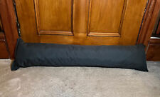 Charcoal Waterproof Draught Excluder Energy Saver wind stoper Cushion 90 x 20cm