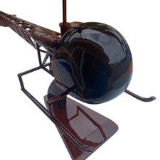Bell 47 Mahogany Wood Desktop