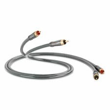 QED Performance Audio 40i Interconnect Cable - PAIR 60cm CD Amp Tuner Audio 0.6