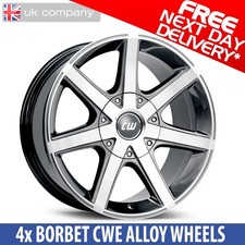 16" Borbet CWE Alloy Wheels in